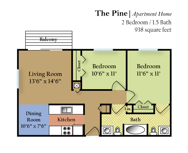2 bedrooms at Knollwood Apartments in North Kansas City, MO 2 bedrooms at Knollwood Apartments in North Kansas City, MO